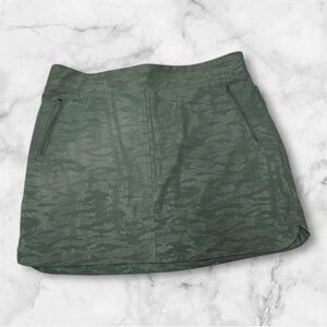Orvis Olive green Camouflage Mini Skirt skort size XL